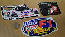 Vintage 80s Sticker TEXACO Tourenwagen Weltmeister Aufkleber LIQUI MOLY F1 DTM