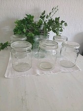  6 x Einkochgläser, Einmachgläser, Weckgläser u.Deckel 1 Liter,Weck GERRIX usw.