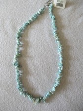 Larimar Halskette ca. 160.00 ct