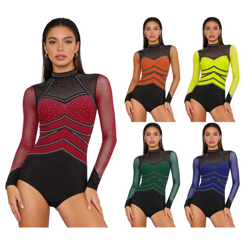Damen turnanzug glitzer - de,