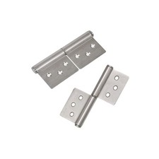 Flaggenscharniere Edelstahl 100 mm 360° Türband für Zargen & Türen 2–48er Set