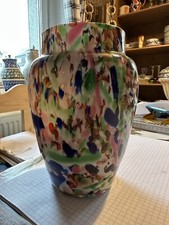 Antike Art Deco Glas Vase 30er