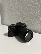 Kamera Yashica FX-D Quartz mit Yashica Lens DSB 135mm 1:2,8 Selten UNGETESTET