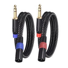 1/4" TRS zu XLR Stecker
