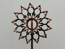 Eisen + Sonne + Wanddeko + Garten + Deko + 40cm Durchmesser