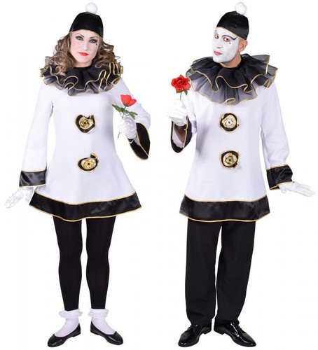 Clown pierrot harlekin kostüm - clown,