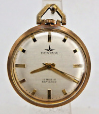 Herrentaschenuhr bzw. Frackuhr Dugena 1168 Golddouble um/ab 1965 ( 96262)