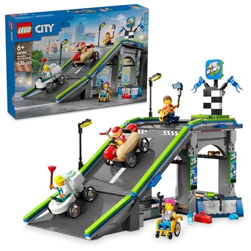 Lego city rennwagen sprungbahn - lego,