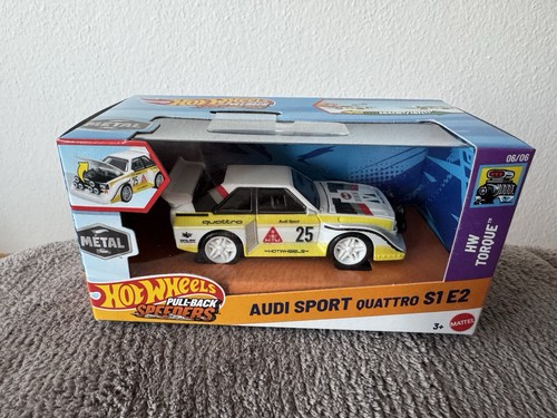 Hot wheels pullback audi - hot, 1:43