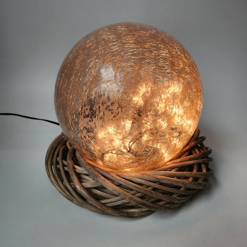 Crackle glaskugel lampe 20 - crackle,