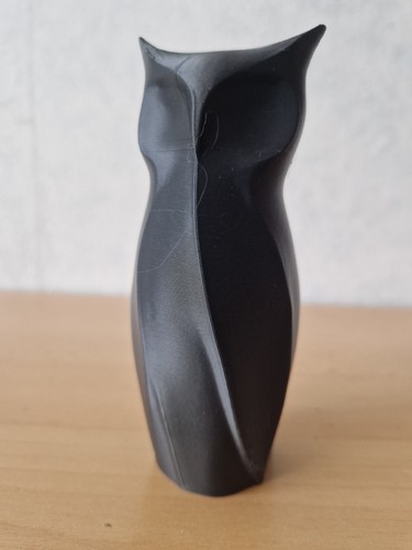 Wunderschöne schwarze eule - schwarze,