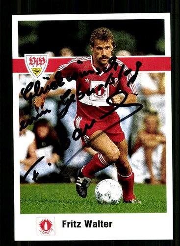 Fritz walter autogrammkarte - fritz,