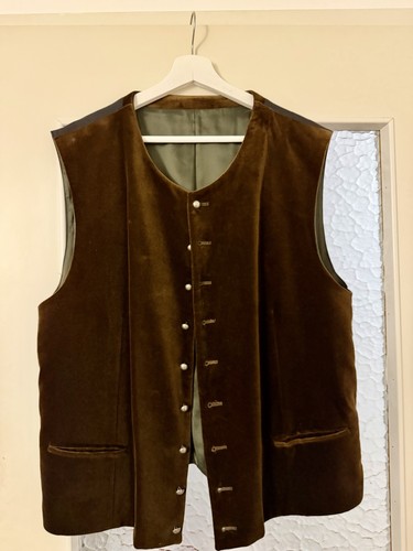 Herren trachtenweste samt - herren,