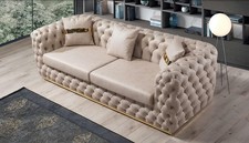 Sofa 3 Sitzer Chesterfield