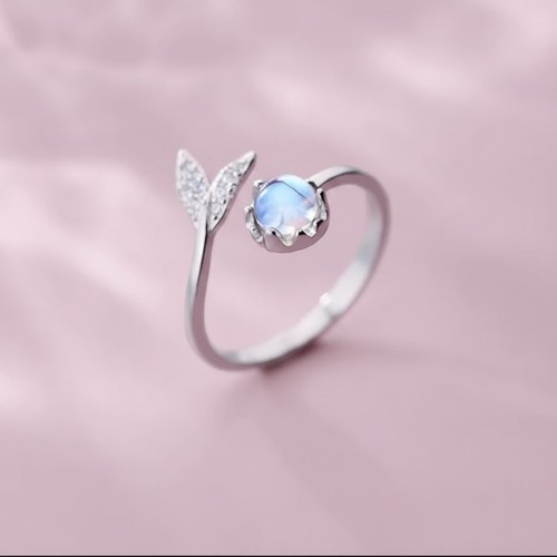 Ring delfin schwanz sterling - schwanz,