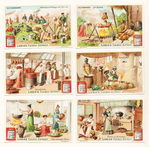 Liebig sammelbilder kochkunst - sammelbilder,