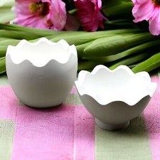 Eierschale Kerzenhhalter Silikon Gießform, Osterdeko Teelichthalter mit Deckel