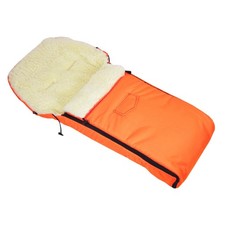 Fußsack aus Lammwolle 108cm Winterfußsack für Kinderwagen Buggy universell