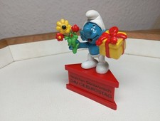 Schleich Sockel rot Schlumpf