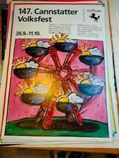 Plakat 147 cannstatter wasen - plakat, 147.