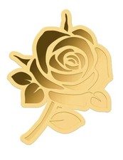 GOLDMÜNZE - ROSE - 999 GOLD -