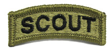 US ARMY SCOUT Tab patch Ocp