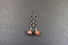 Anhänger Silber mit 3 türkisfarbenen Abhängungen sogg.Finnlandschmuck um 1975