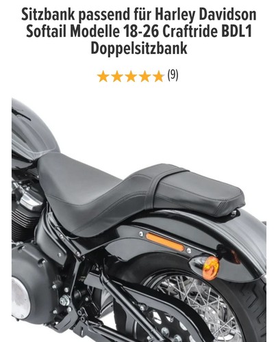 Sitzbank für harley - für, davidson