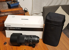 Sigma 150 600mm 3 - 150-600mm, f/5-6.3