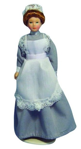 Poseable maid für puppenhaus - maid,
