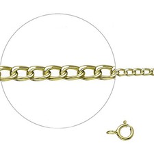 Goldkette 333 gold panzerkette - 333,