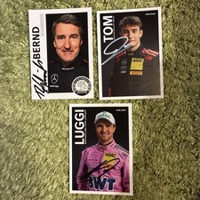 3 Autogrammkarten AMG Mercedes