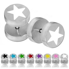 2 Fakeplugs Ohrstecker Fake