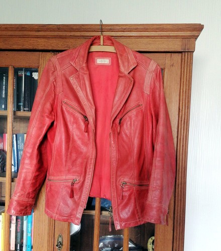 Damen echtleder jacke - echtleder, 40