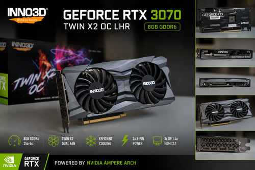 Rtx 3070 inno3d - x2, 8gb