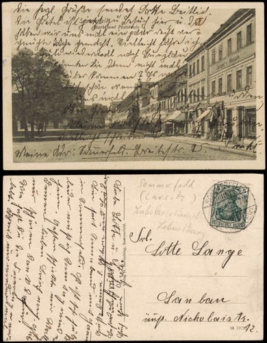 Postcard sommerfeld - sommerfeld, (neumark)