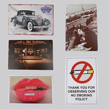 Retro Dekoschild Metallschild