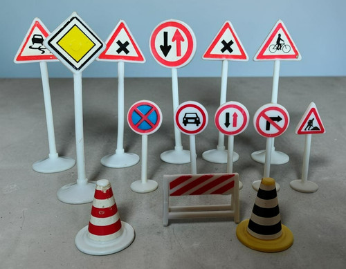 14x verkehrszeichen set - 14x,
