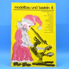 DDR Modellbau und Basteln 6 1966 Mikroskop Optimist-Jolle Handpuppe Obstschale