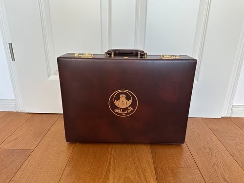 Aktenkoffer leder braun - leder,
