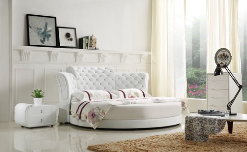 Chesterfield rund bett - bett, möbel