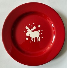 Waechtersbach Fun Factory Deutschland Rentier-Essteller, rot/weiß, neuwertig