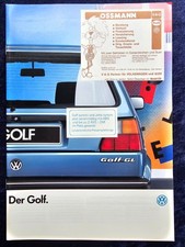VW Golf 2 Prospekt, 1.1989 mit
