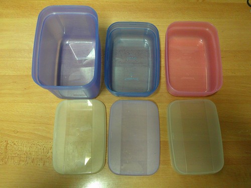 Tupperware 3 swingboxen - tupperware,