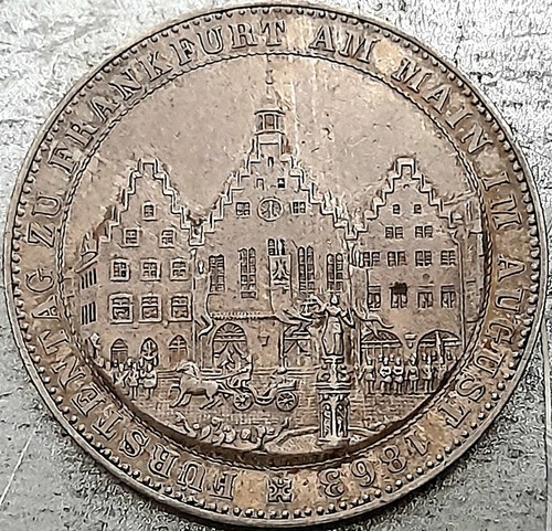 Frankfurt 1863 vereinstaler - frankfurt,