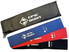 Fitnessband 3er Set | Widerstandsbänder | Gymnastikband | Loopband