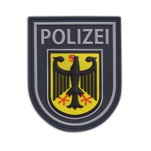 Rubber patch bundespolizei - 3d,