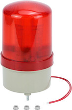 LED Blitz-Alarmleuchte, Rote Warnlampe mit Sirene für Baustellen