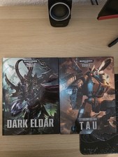 Warhammer 40k Codex Lot – Dark Eldar & Tau Empire (German Editions)