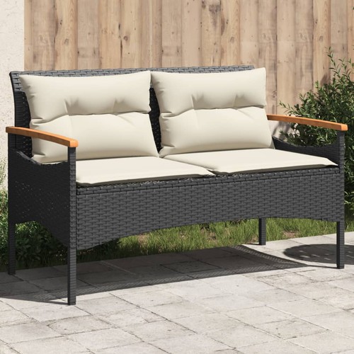 Gartenbank mit kissen - mit, sitzbank